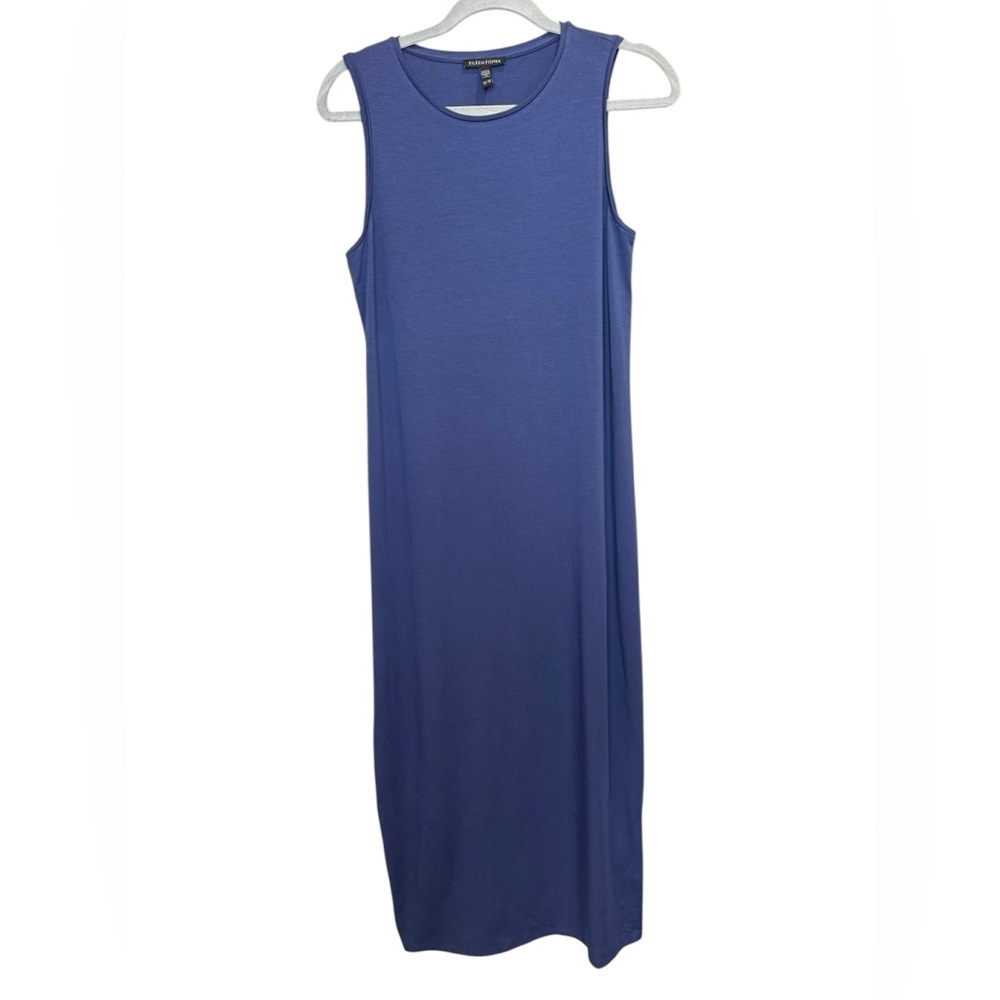 Eileen Fisher Sleeveless Blue Maxi Dress Size XXS